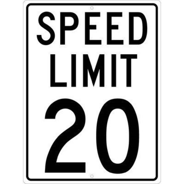 Nmc Speed Limit 20 Sign, TM20K TM20K